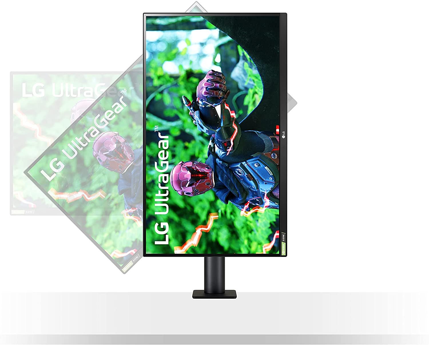 LG 27" 27GN880 Nano IPS 1ms 144Hz QHD HDR10 AMD GSync Nvidia GSync Ergonomic Ultragear Gaming Monitor