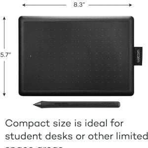 One by Wacom CTL-472 Small Creative Pen Tablet for Windows & Mac - CTL-472/K0-C