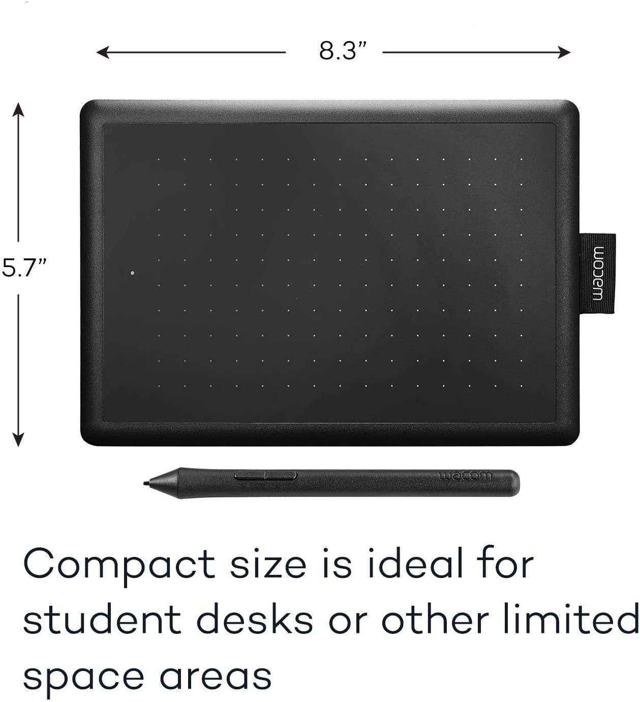 One by Wacom CTL-472 Small Creative Pen Tablet for Windows & Mac - CTL-472/K0-C