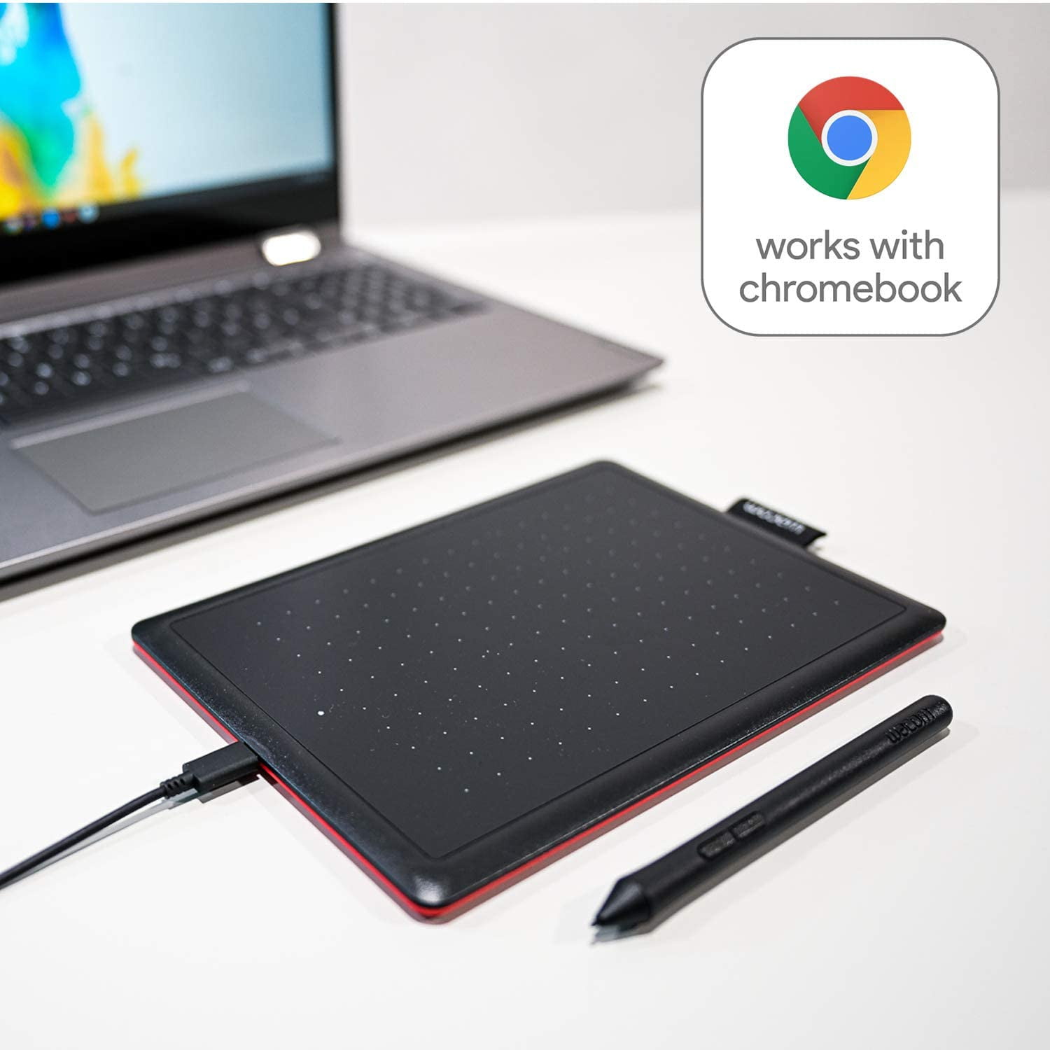 One by Wacom CTL-672 Medium Creative Pen Tablet for Windows & Mac - CTL-672/K0-C