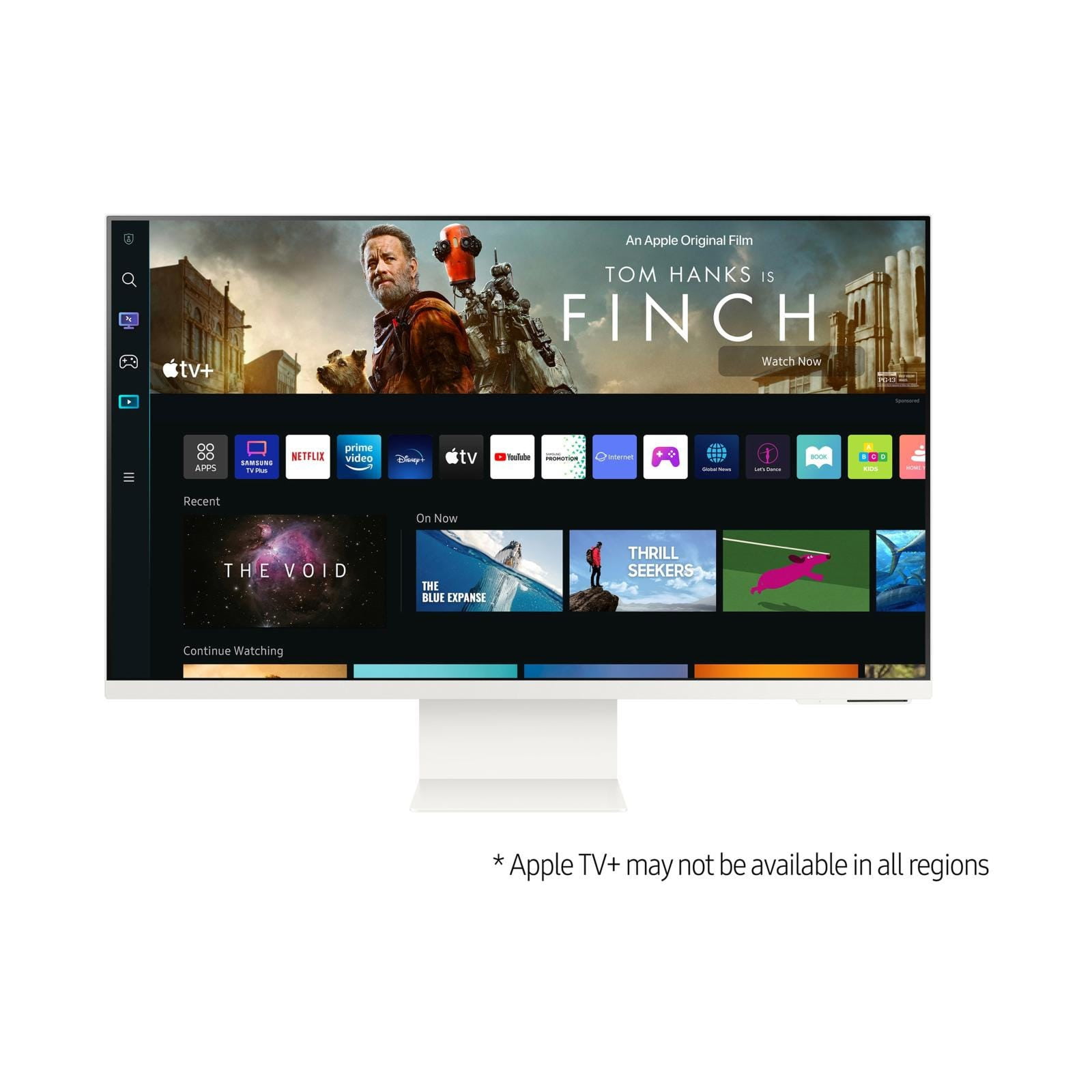 Samsung 32" LS32BM801UEXXS 4K 60Hz 4ms UHD HDR10+ Slim Fit Camera IoT Hub Airplay Type C Ultrawide M8 Smart Monitor