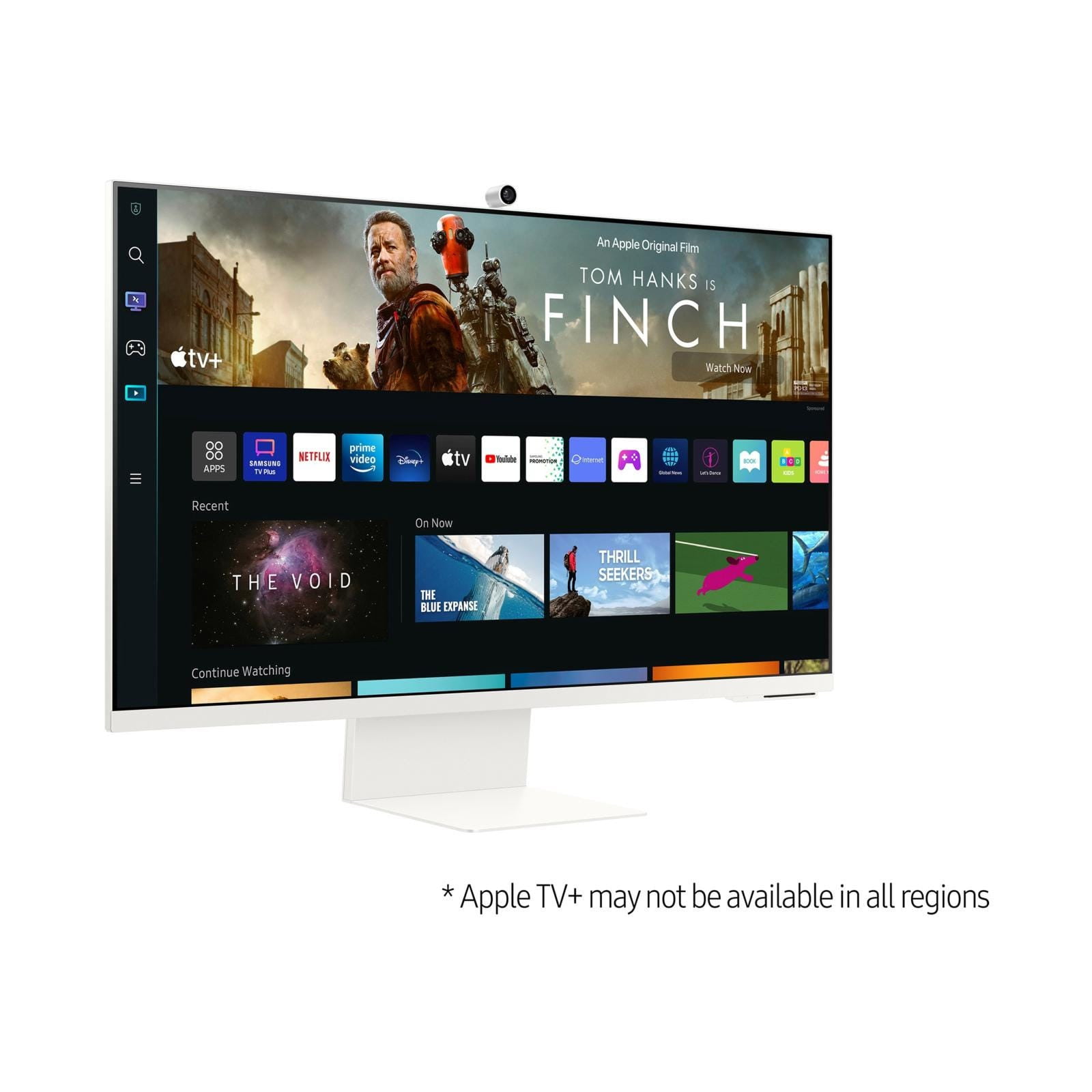 Samsung 32" LS32BM801UEXXS 4K 60Hz 4ms UHD HDR10+ Slim Fit Camera IoT Hub Airplay Type C Ultrawide M8 Smart Monitor