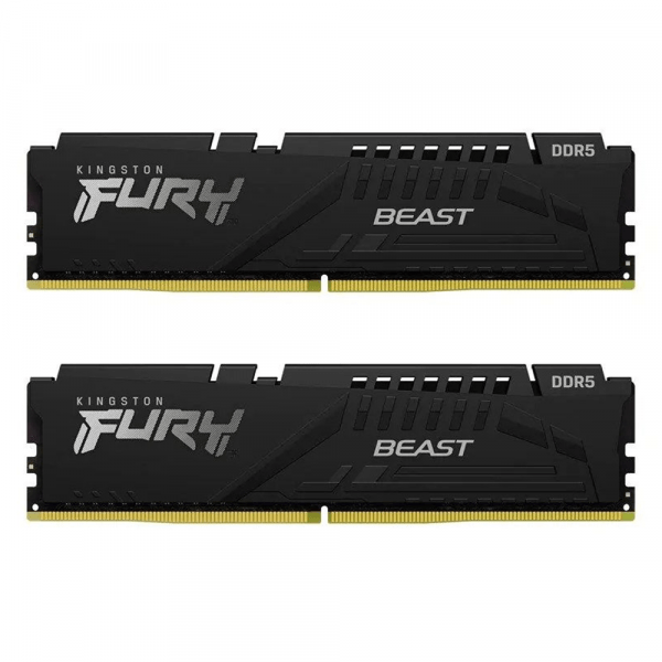Kingston Fury Beast 32GB 6000MHz DDR5 CL40 288-Pin DIMM (Kit of 2) - KF560C40BBK2-32
