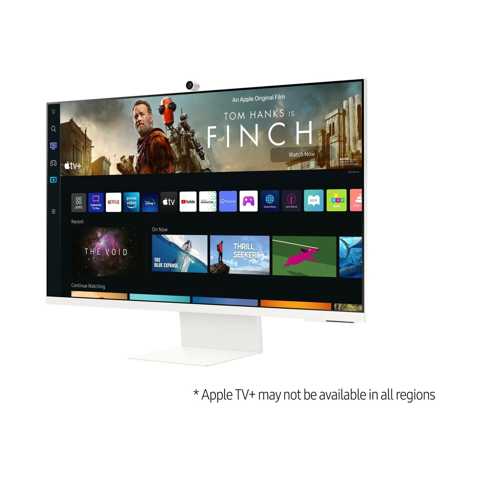 Samsung 32" LS32BM801UEXXS 4K 60Hz 4ms UHD HDR10+ Slim Fit Camera IoT Hub Airplay Type C Ultrawide M8 Smart Monitor