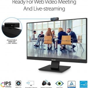 Asus 23.8" BE24EQK FHD IPS 60Hz 2MP Buildin Camera Microphone Array Build In Speaker Video Conferencing Monitor
