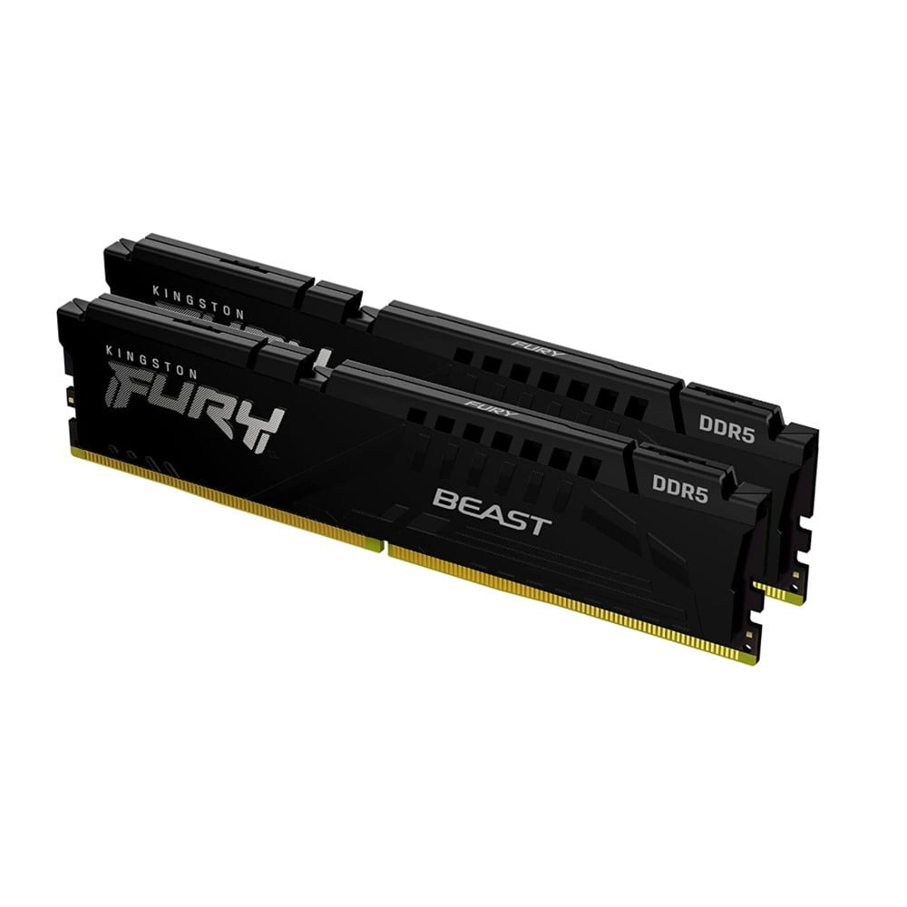 Kingston FURY Beast 16GB (Kit of 2) DDR5-6000 CL40 288-Pin DIMM - KF560C40BBK2-16