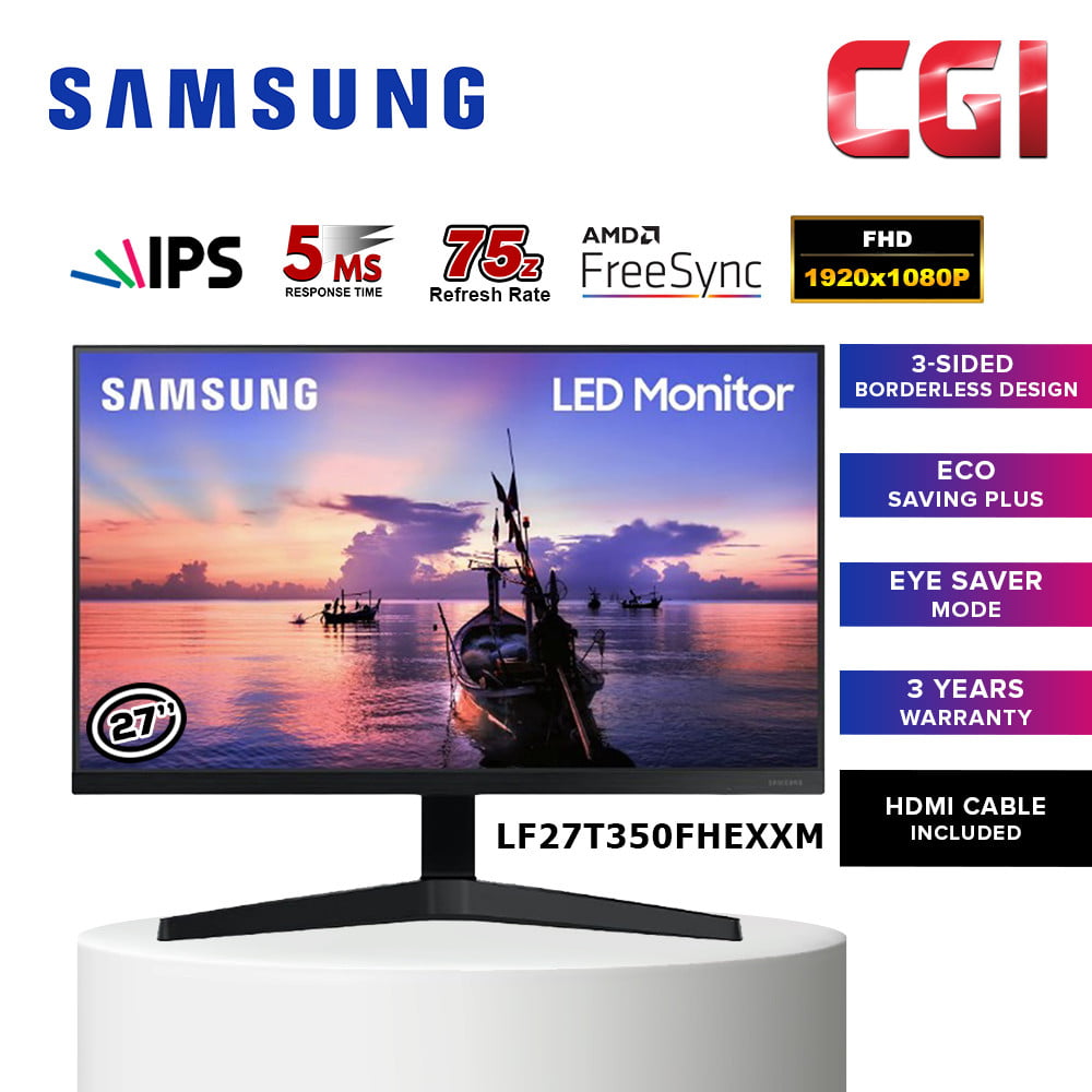 Samsung 27" LF27T350FHEXXM 75Hz 5MS FreeSync IPS Monitor