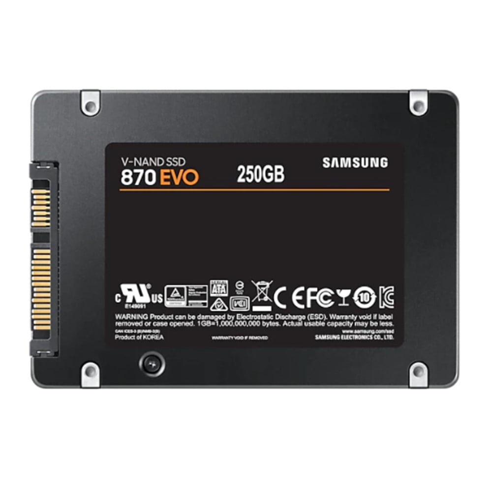 Samsung 870 EVO SATA III 2.5 250GB SSD (MZ-77E250BW)