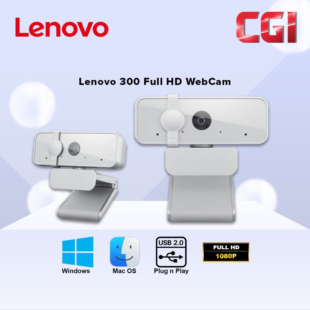 Lenovo 300 FHD 1080P WebCam - GXC1B34793