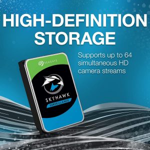 Seagate Skyhawk Surveillance 4TB 6Gb/s 256MB 3.5" Internal Hard Drive - ST4000VX013