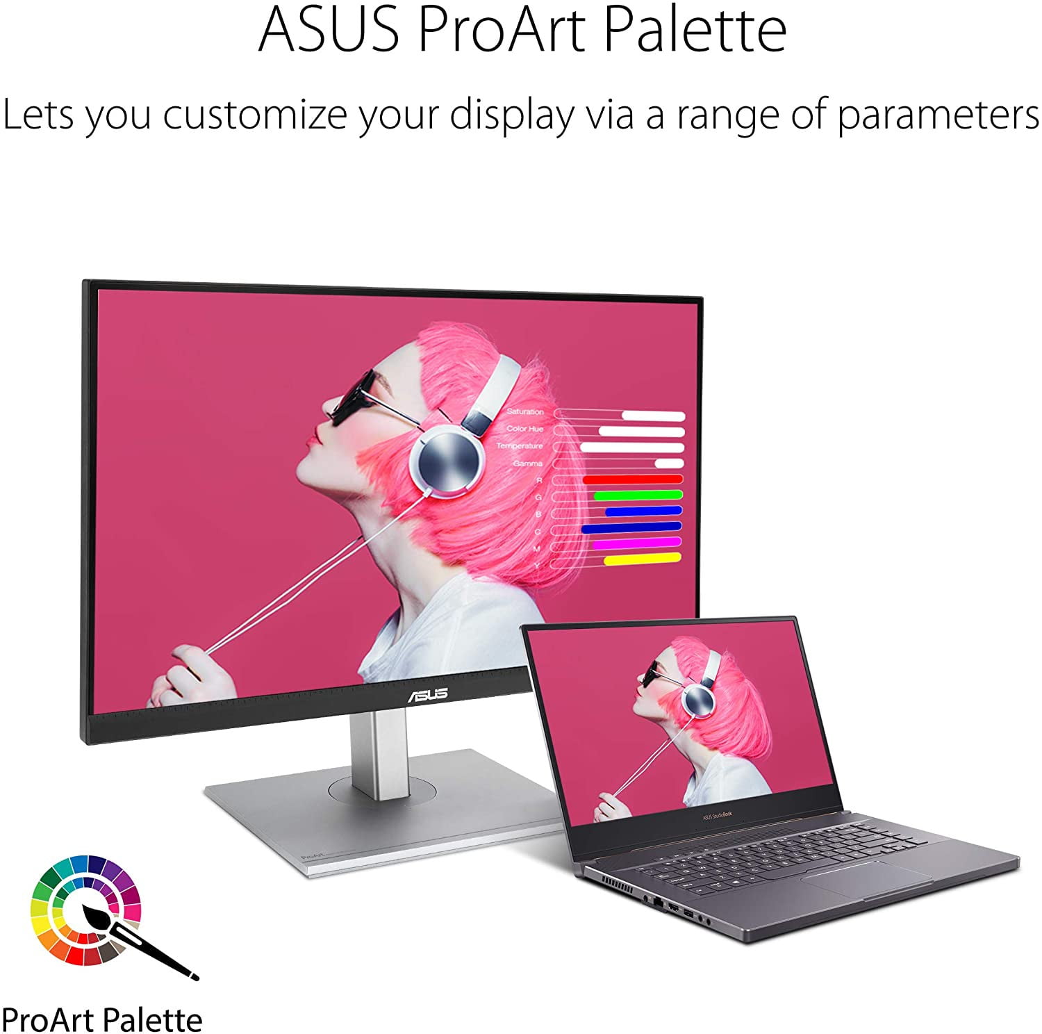 Asus ProArt Display 27" PA278CV WQHD IPS 70Hz Adaptive Sync 100% Adobe RGB&REC.709 Color Accuracy ?E< 2 USB-C Display Port Daisy Chain Ergonomic Monitor
