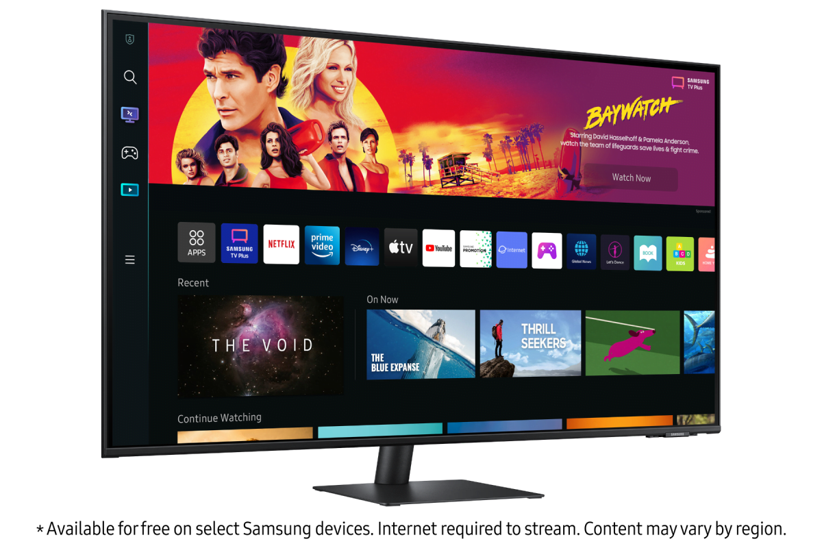 Samsung 43" M7 LS43BM702UEXXS UHD VA HDR10 4ms 60Hz Type-C Ultrawide Smart Monitor