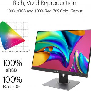 Asus ProArt Display 24.1" PA248QV WUXGA IPS 75Hz Adaptive Sync 100% SRGB Calman Verified Professional Monitor