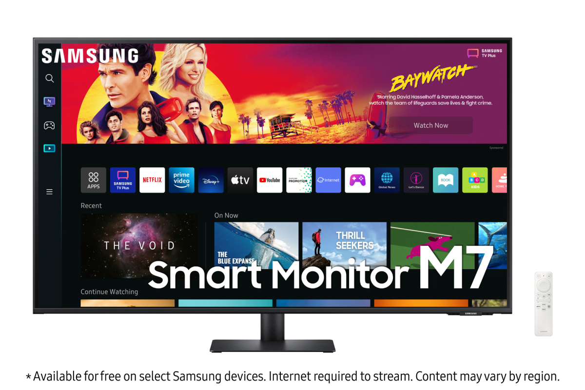 Samsung 43" M7 LS43BM702UEXXS UHD VA HDR10 4ms 60Hz Type-C Ultrawide Smart Monitor