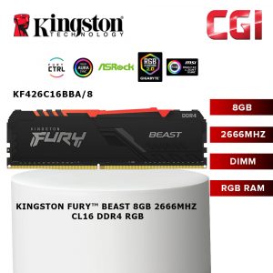 Kingston FURY 8GB 2666MHz DDR4 CL16 288-Pin DIMM (KF426C16BBA/8)