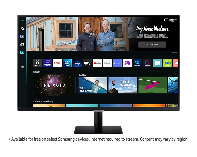 Samsung 27" M5 LS27BM500EEXXS FHD VA 60Hz 4ms HDR10 Smart Monitor