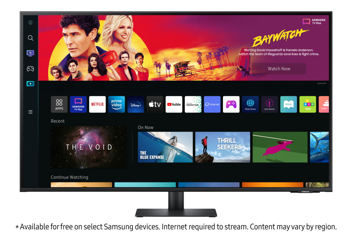 Samsung 43" M7 LS43BM702UEXXS UHD VA HDR10 4ms 60Hz Type-C Ultrawide Smart Monitor