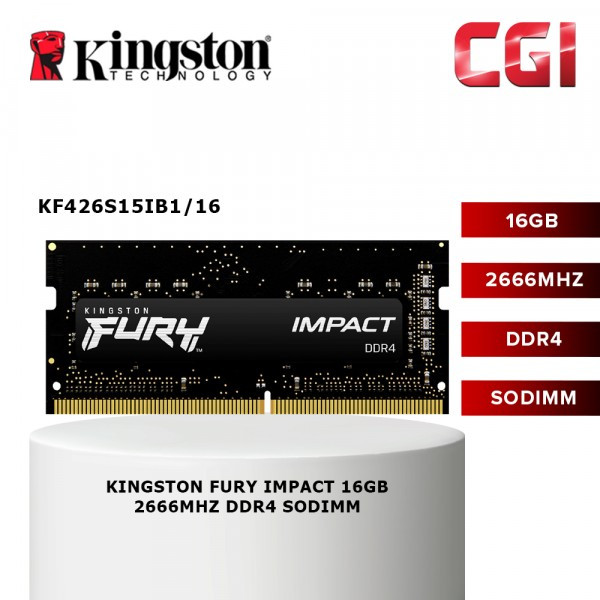 Kingston FURY Impact 16GB 2666MHz DDR4 DIMM (KF426S15IB1/16)