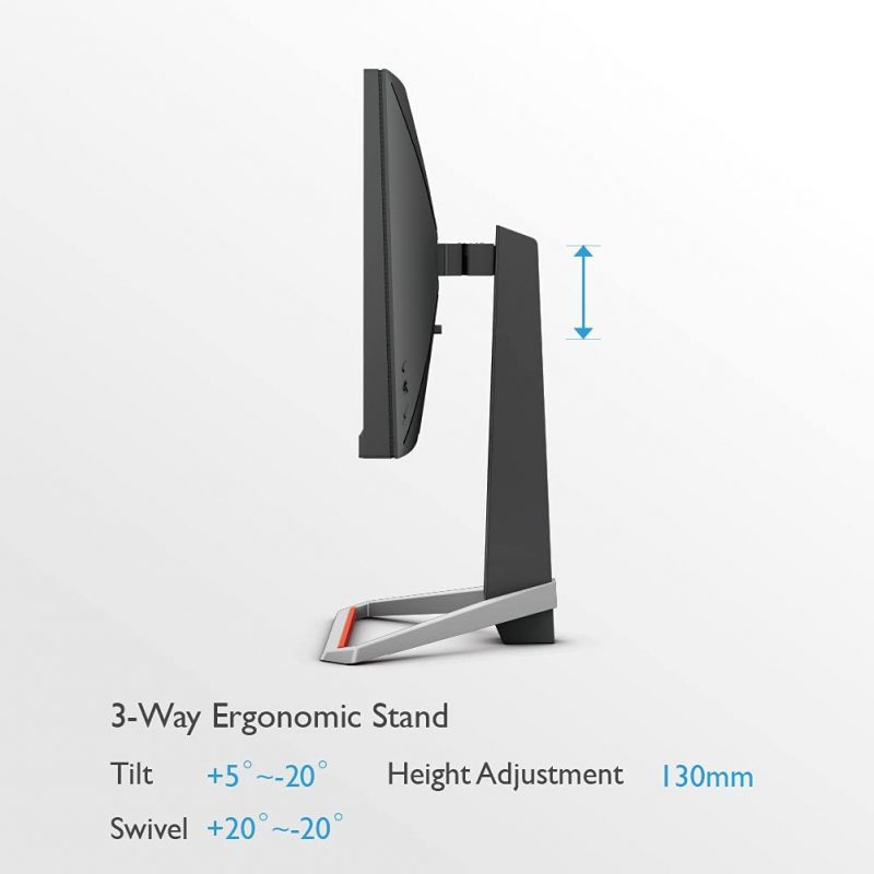 BenQ Mobiuz 24.5" EX2510S FHD IPS HDRi 165Hz 1ms AMD FreeSync Premium Trevolo Sound Gaming Monitor