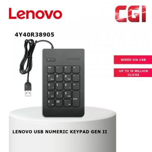Lenovo USB Numeric Keypad Gen II - 4Y40R38905