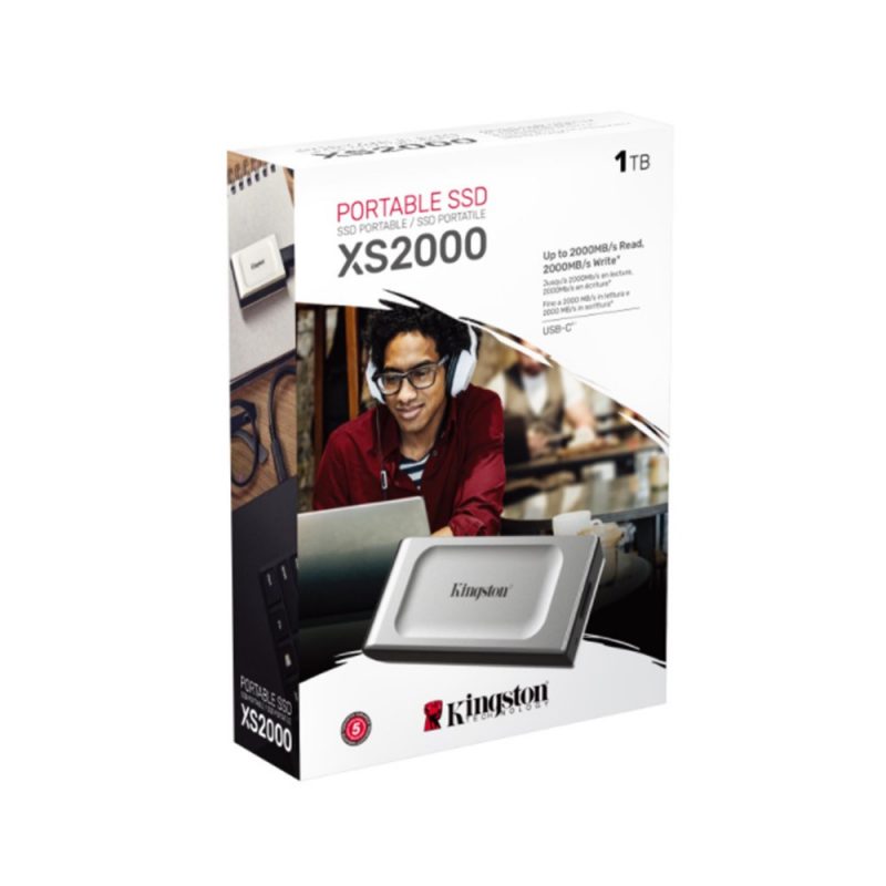 Kingston XS2000 USB 3.2 Gen 2 Pocket Sized Portable External SSD (SXS2000/1000G)