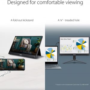 Asus 15.6" Zenscreen Go MB16AWP FHD Speaker Build-in-G-Sensor Wireless Portable Monitor