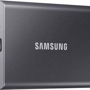 Samsung T7 1TB 1,050MB/s USB 3.2 Type-C Portable SSD (Grey) - MU-PC1T0T/WW