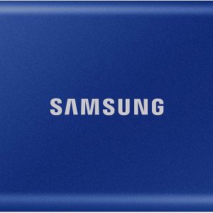 Samsung T7 1TB 1,050MB/s USB 3.2 Type-C Portable SSD (Blue) - MU-PC1T0H/WW