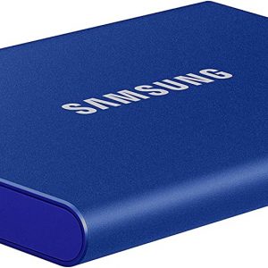 Samsung T7 1TB 1,050MB/s USB 3.2 Type-C Portable SSD (Blue) - MU-PC1T0H/WW