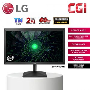 LG 19.5" 20MK400H HDMI/VGA LED MONITOR