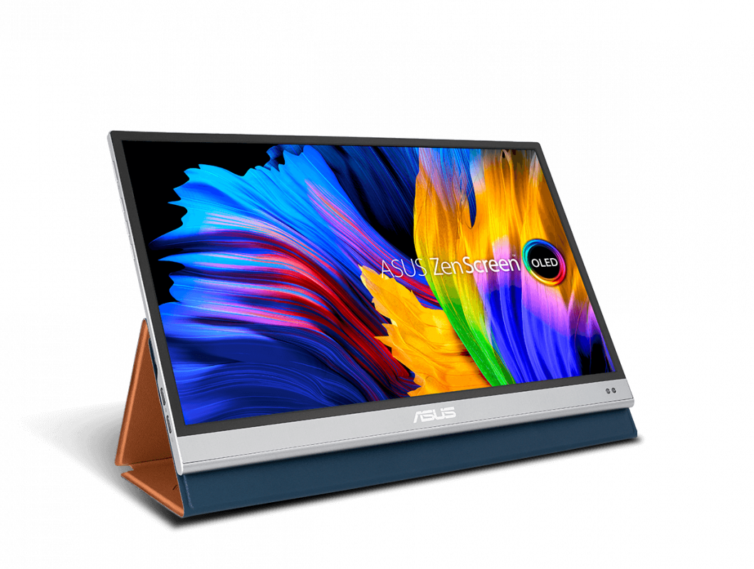 Asus 13.3" MQ13AH Zenscreen OLED FHD 1ms 60Hz HDR10 100% DCI-P3 Delta E<2 Proximity Sensor Type-C Portable Monitor