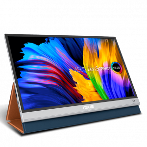 Asus 13.3" MQ13AH Zenscreen OLED FHD 1ms 60Hz HDR10 100% DCI-P3 Delta E<2 Proximity Sensor Type-C Portable Monitor