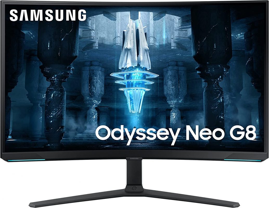 Samsung 32" Odyssey Neo G8 LS32BG852NEXXS 4K UHD 240Hz 1ms Freesync Premium Gsync Ultrawide Curve Gaming Monitor