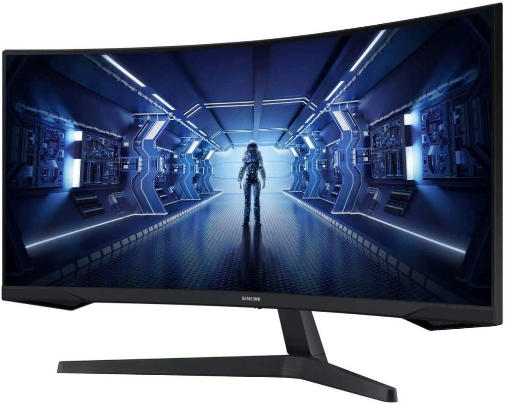 Samsung 34" Odyssey G5 LC34G55TWWEXXS VA Ultra WQHD HDR10 165Hz 1ms Freesync Premium Curved Gaming Monitor