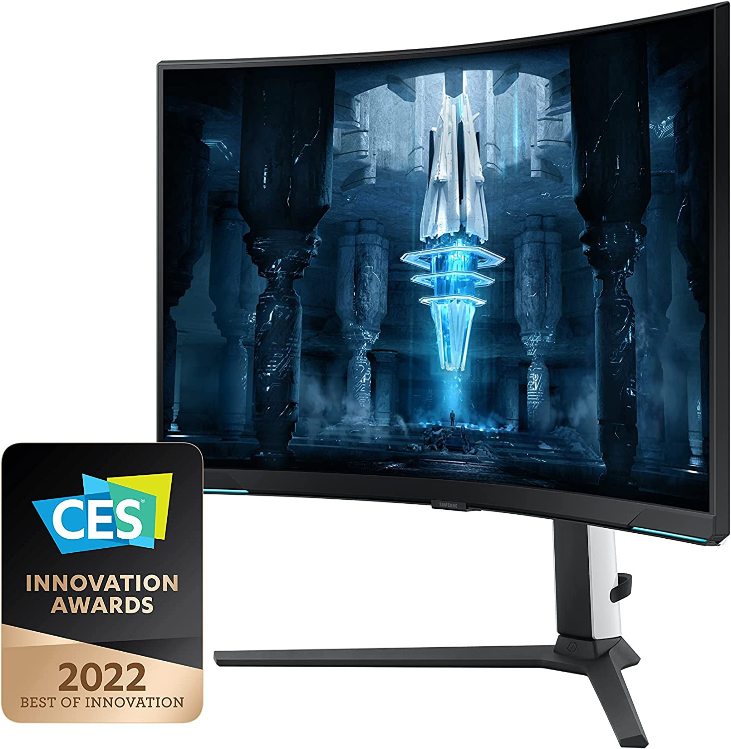 Samsung 32" Odyssey Neo G8 LS32BG852NEXXS 4K UHD 240Hz 1ms Freesync Premium Gsync Ultrawide Curve Gaming Monitor