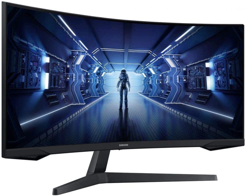 Samsung 34" Odyssey G5 LC34G55TWWEXXS VA Ultra WQHD HDR10 165Hz 1ms Freesync Premium Curved Gaming Monitor