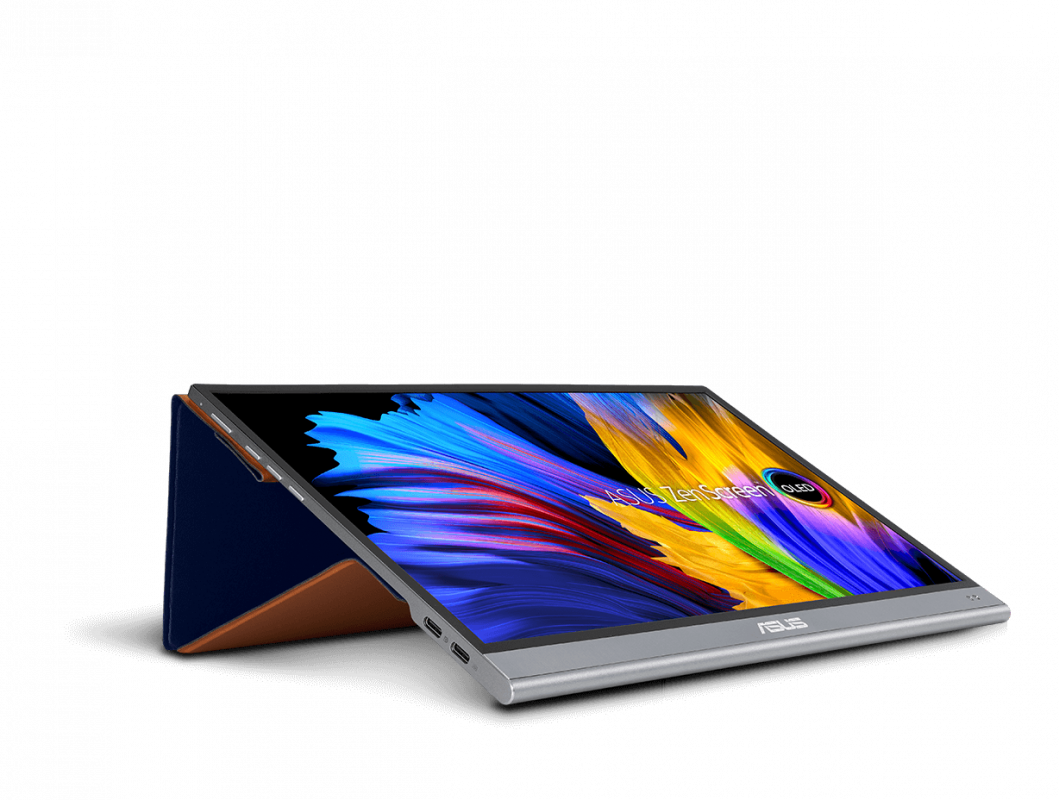 Asus 13.3" MQ13AH Zenscreen OLED FHD 1ms 60Hz HDR10 100% DCI-P3 Delta E<2 Proximity Sensor Type-C Portable Monitor