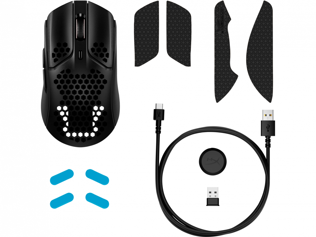HyperX Pulsefire Haste 2.4 GHz Wireless Gaming Mouse (Black) - 4P5D7AA