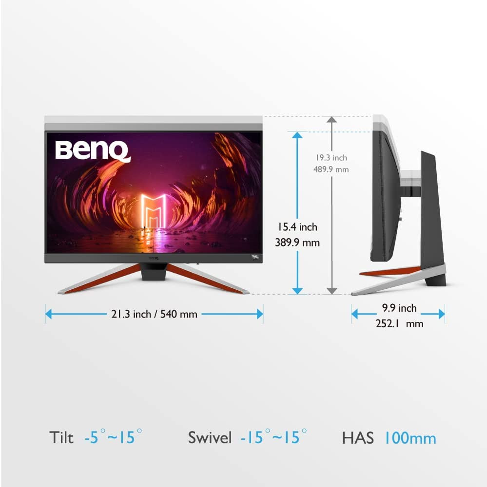 BenQ Mobiuz 23.8" IPS FHD HDRi 1ms 165Hz AMD Freesync Premium Trevolo Speaker Gaming Monitor