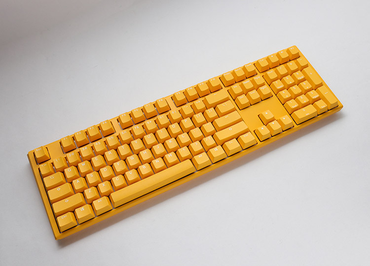 Ducky One 3 Yellow RGB Mechanical Keyboard - Cherry MX Red (DKON2108ST-RUSPDYDYYYC1)