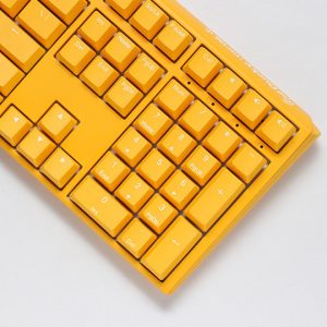 Ducky One 3 Yellow RGB Mechanical Keyboard - Cherry MX Blue (DKON2108ST-CUSPDYDYYYC1)