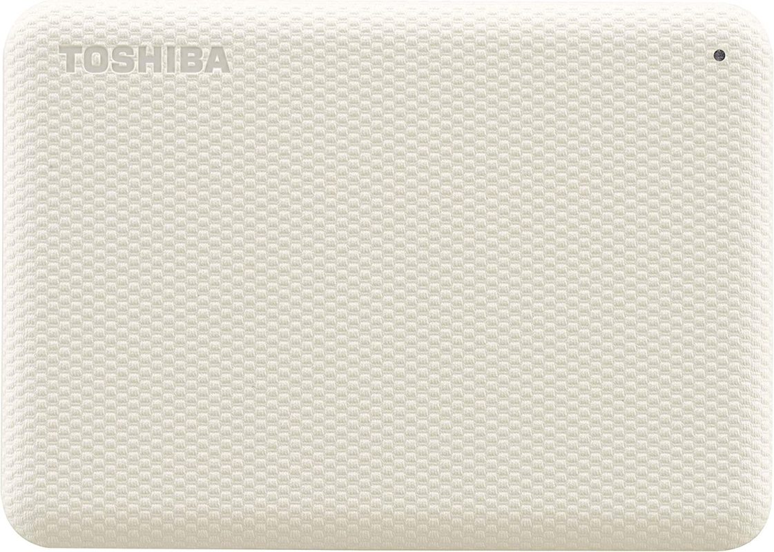 Toshiba 1TB HDTCA10AW3AA Canvio Advance V10 USB 3.0 Portable Hard Drive - White