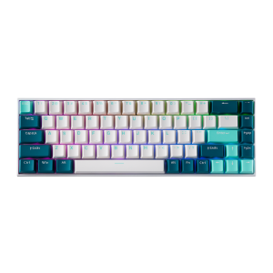 Tecware B68+ Wireless Mechanical Keyboard White - Gateron Yellow (TWKB-B68P-WH-ZGYL)