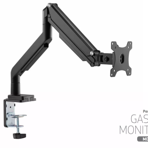 MachDesk MD34 Single Performance Gas Spring Monitor Arm - Black (MD34-A01B)
