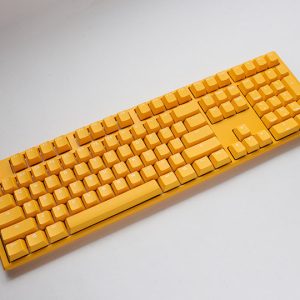 Ducky One 3 Yellow RGB Mechanical Keyboard - Cherry MX Blue (DKON2108ST-CUSPDYDYYYC1)