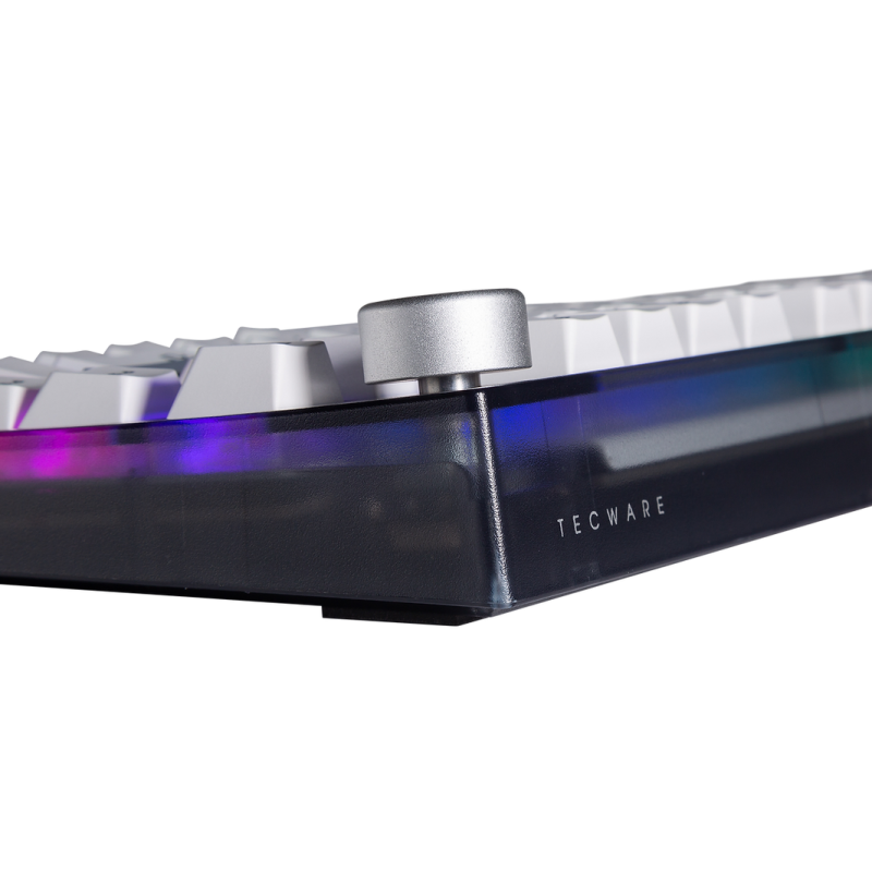 Tecware Veil 80 Wireless Translucent Black Mechanical Keyboard - Gateron Yellow (TWKB-VEIL80-ZGYL)