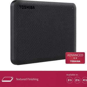 Toshiba 1TB HDTCA10AK3AA Canvio Advance V10 USB 3.0 Portable Hard Drive - Black