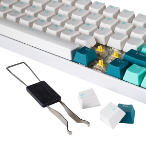 Tecware B68+ Wireless Mechanical Keyboard White - Gateron Yellow (TWKB-B68P-WH-ZGYL)