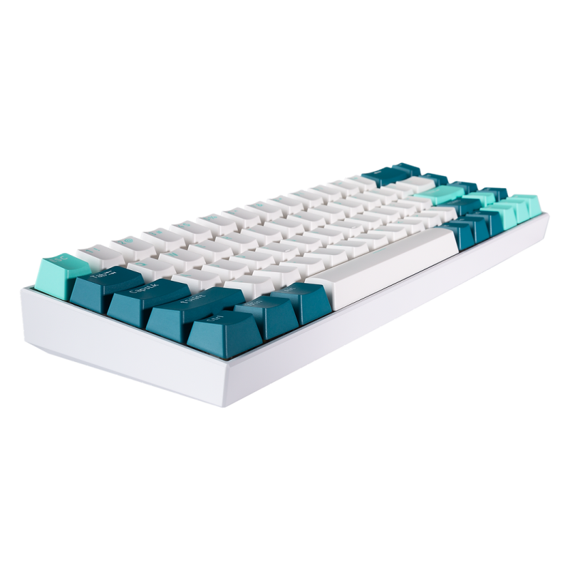 Tecware B68+ Wireless Mechanical Keyboard White - Gateron Yellow (TWKB-B68P-WH-ZGYL)