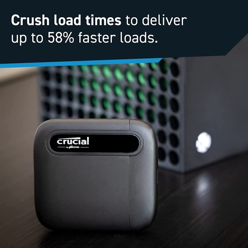 Crucial X6 4TB 800MB/s USB 3.2 Gen-2 Portable SSD - CT4000X6SSD9